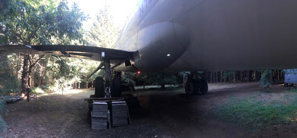 Looking forward from side