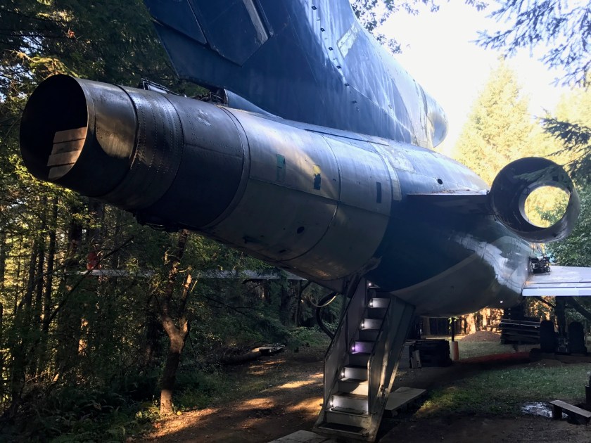 Rear engine and left housing