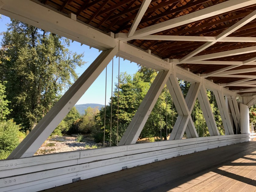Inside Larwood Bridge