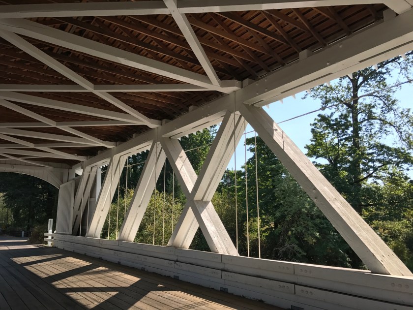 Larwood Bridge double supports