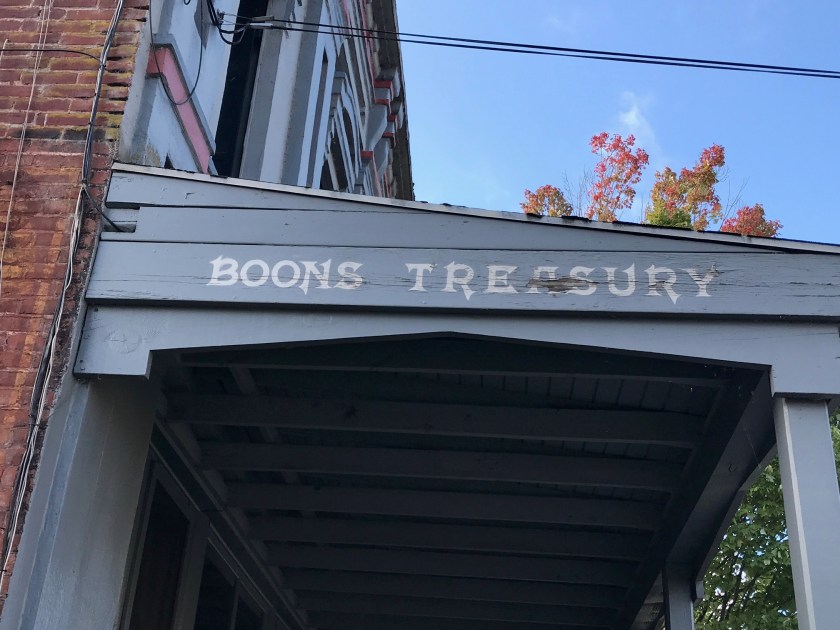 Boons Treasury name on overhand