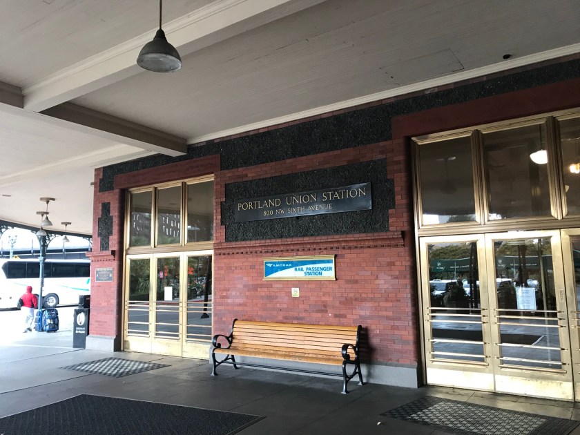 The doors outside Union Station are very rugged and constructed - seemingly out of brass