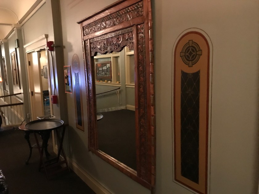 Mirror across from the concession stand - seems like it’s original but was actually installed within the last five or six years