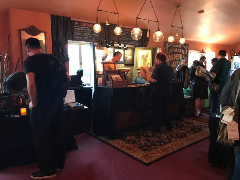 View of a couple of the vendors on the second floor