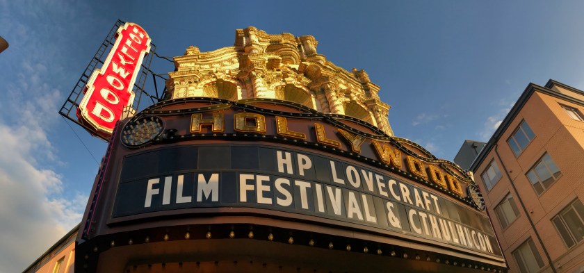 Front entrance and marquee for the Film Festival