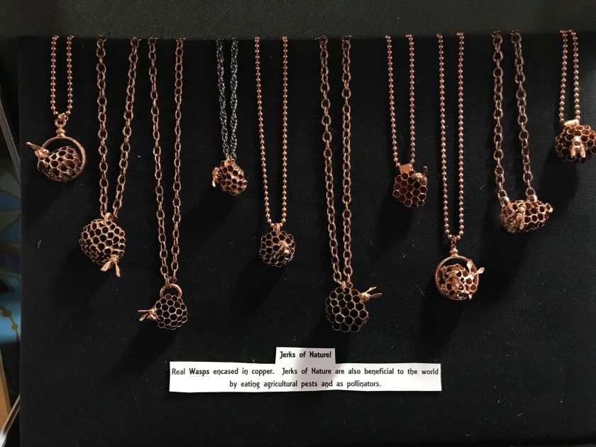 Pamela Offret’s electroformed wasps and nests