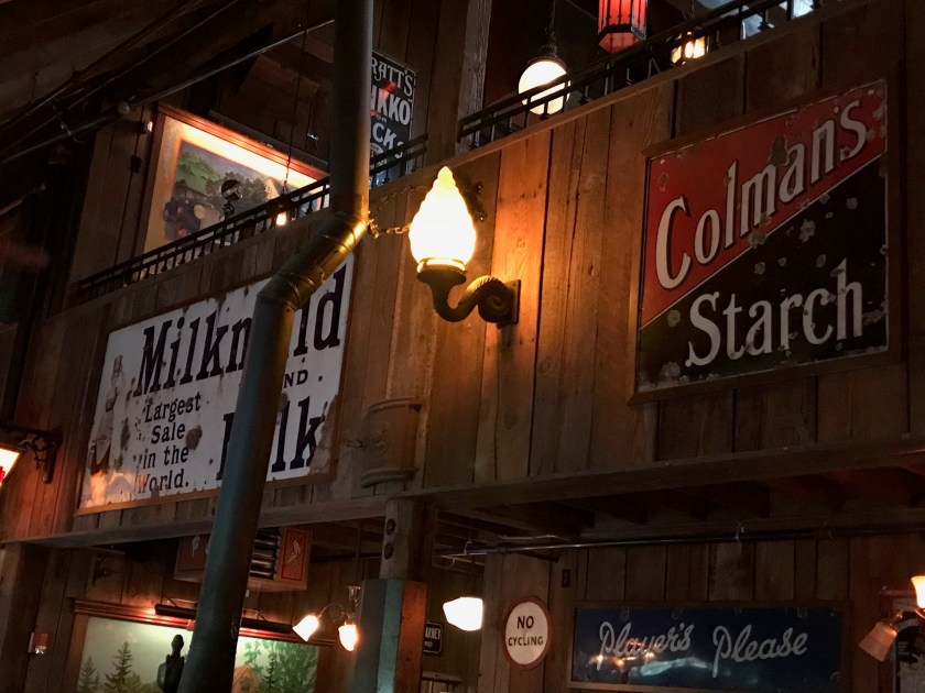 Advertisements for starch and Milkmaid brand milk