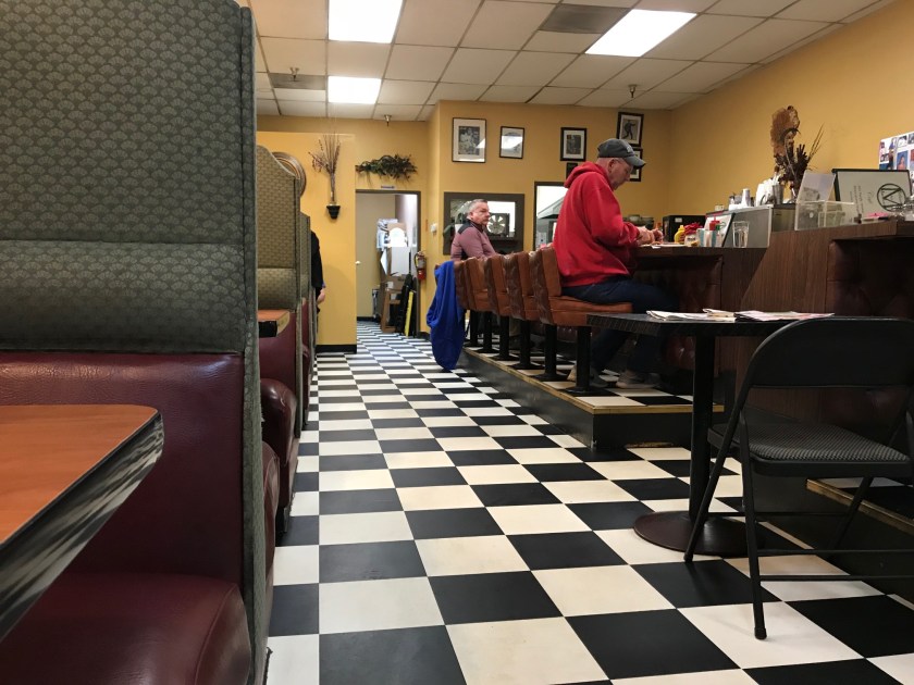 The booths offer great seating options, but so do the counter seats, which are comfortable and where you can meet other diners