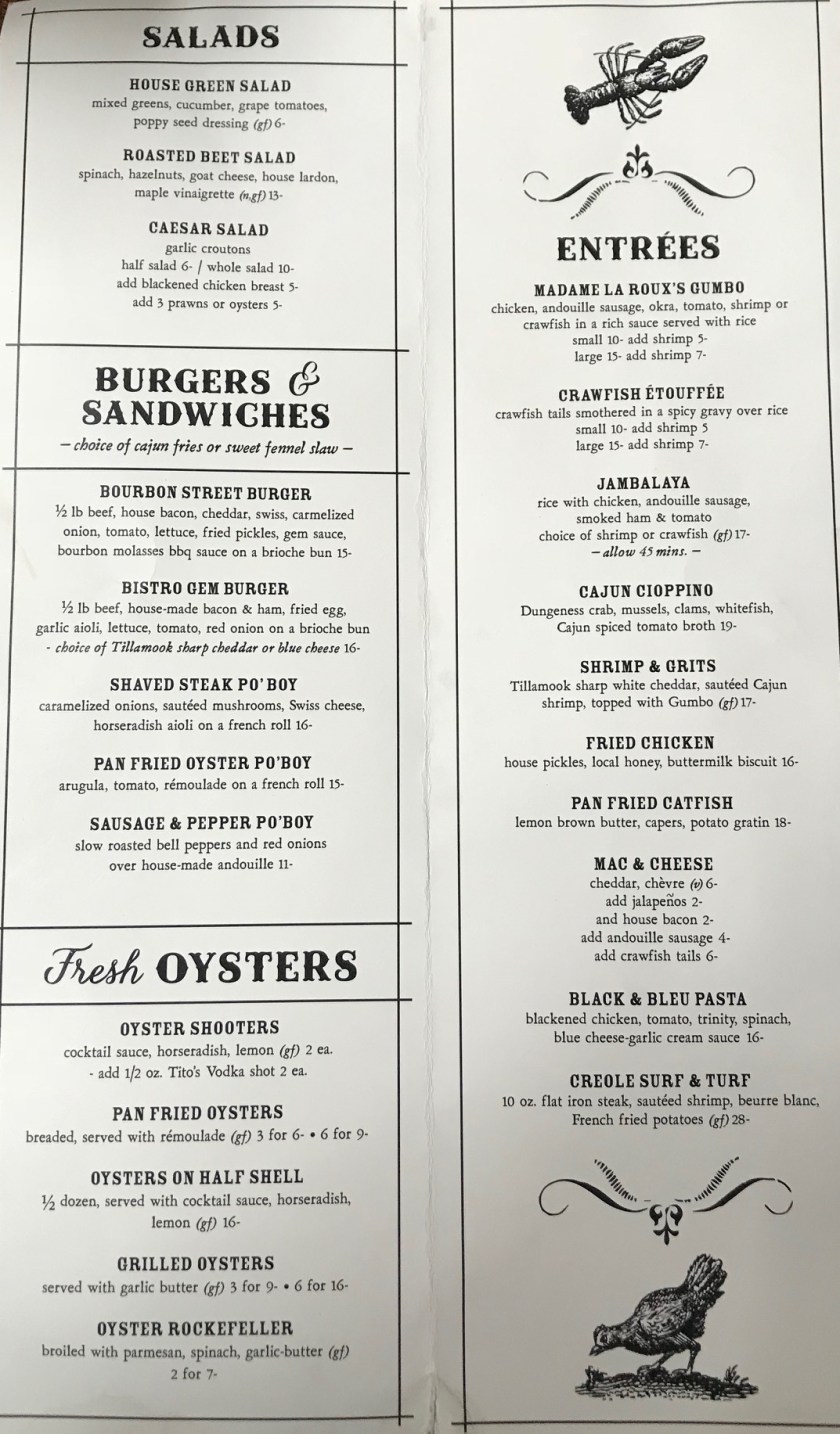 The Entrees at Gem are amazing and I wanted all of them!