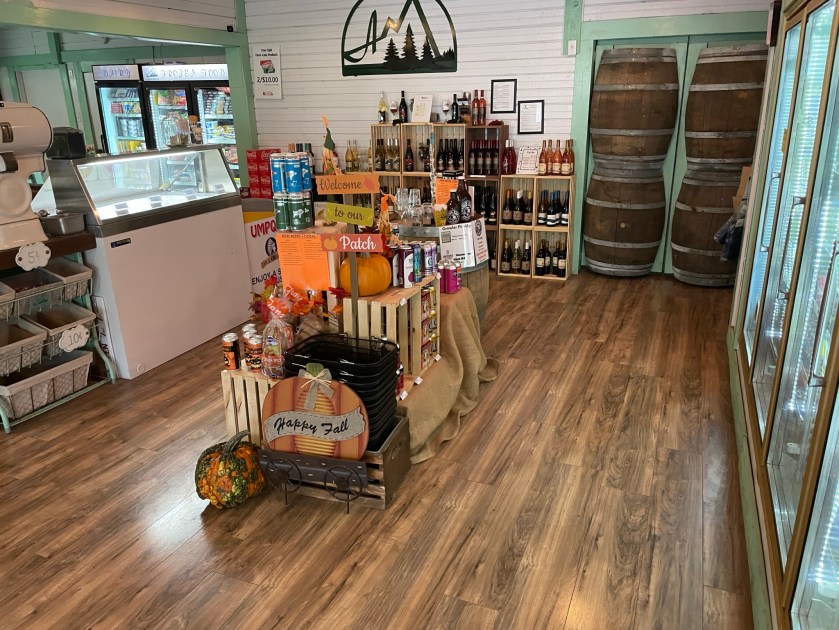 Fall-themed decorations